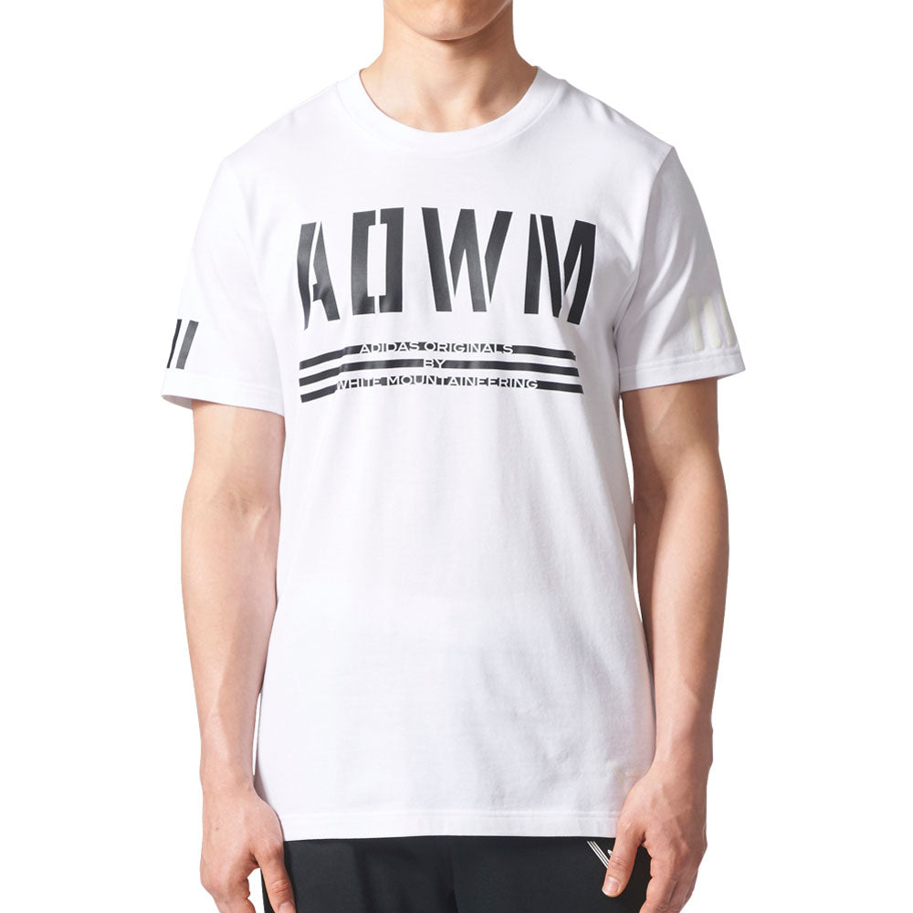 Adidas Originals White Mountaineering Men's Shortsleeve T-Shirt White/Black