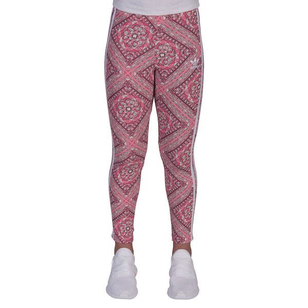Adidas Originals Graphic All Over Print Women's Leggings Multicolor/White