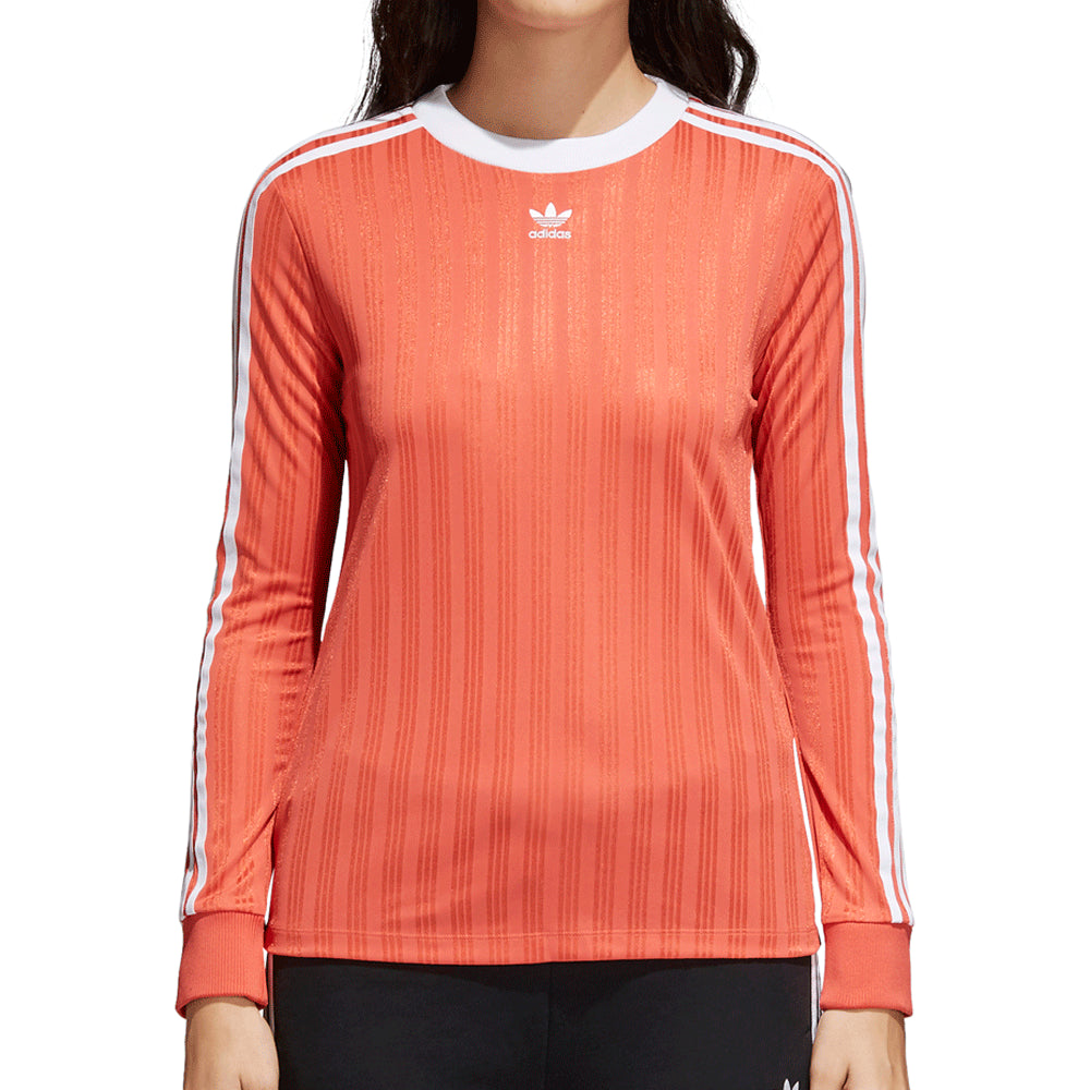 Adidas Originals 3-Stripes Adicolor Women's Sweatshirt Trace Scarlet/White