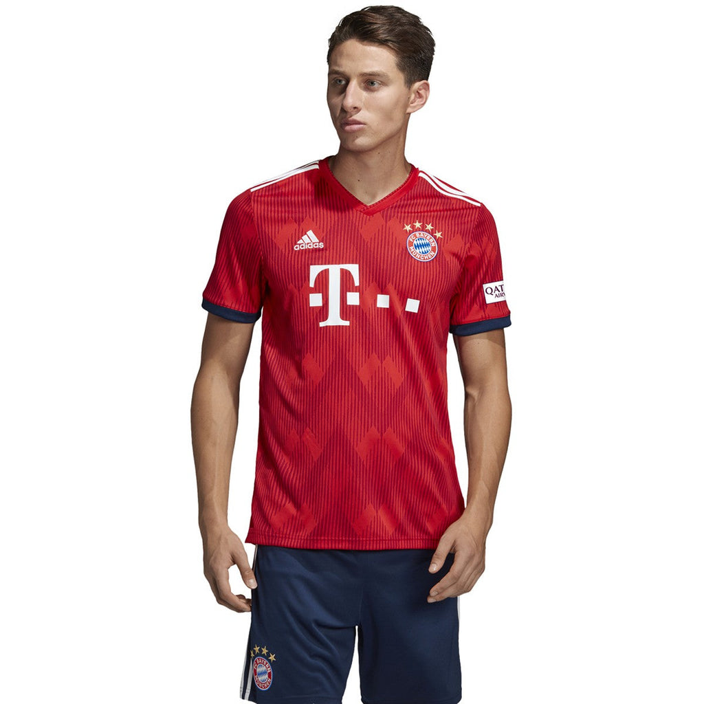 Adidas FC Bayern Munich Home Mens Jersey True Red/Strong Red/White