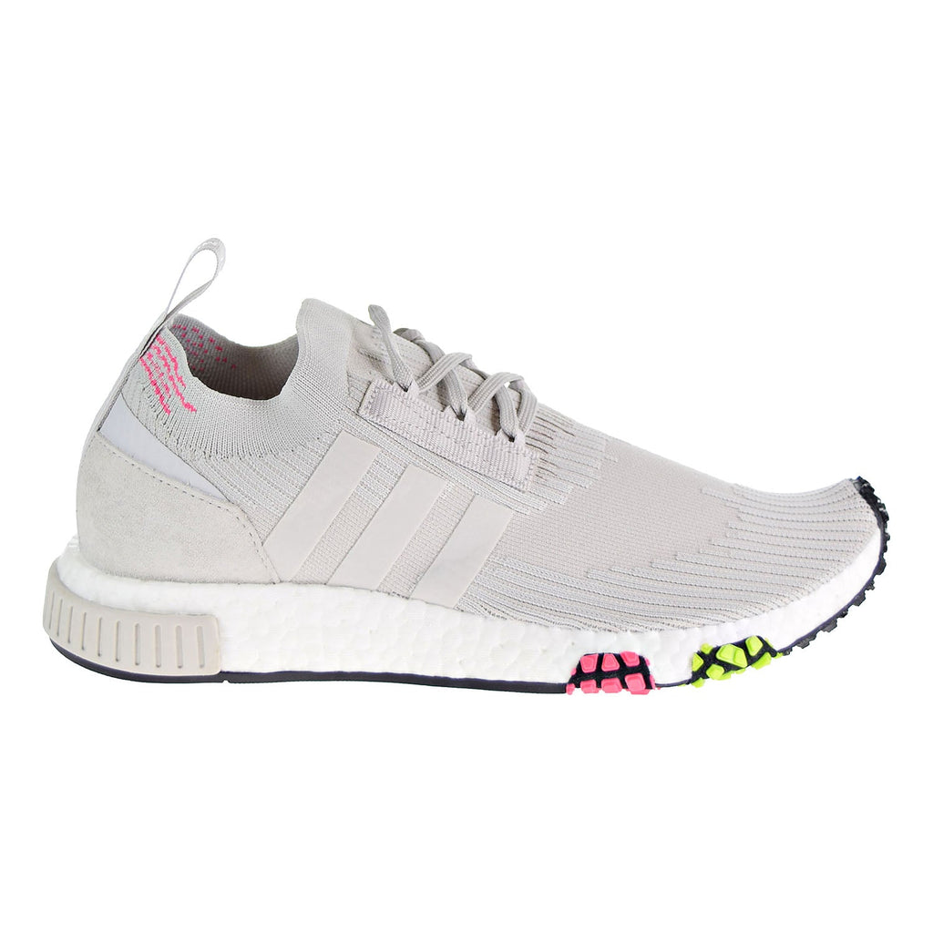 Adidas NMD_Racer Primeknit Men's Shoes Grey One/Solar Pink