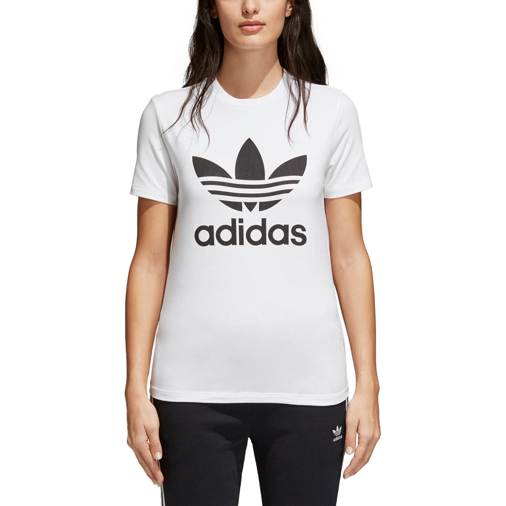 Adidas Originals Trefoil Tee Women's Shirt White/Black