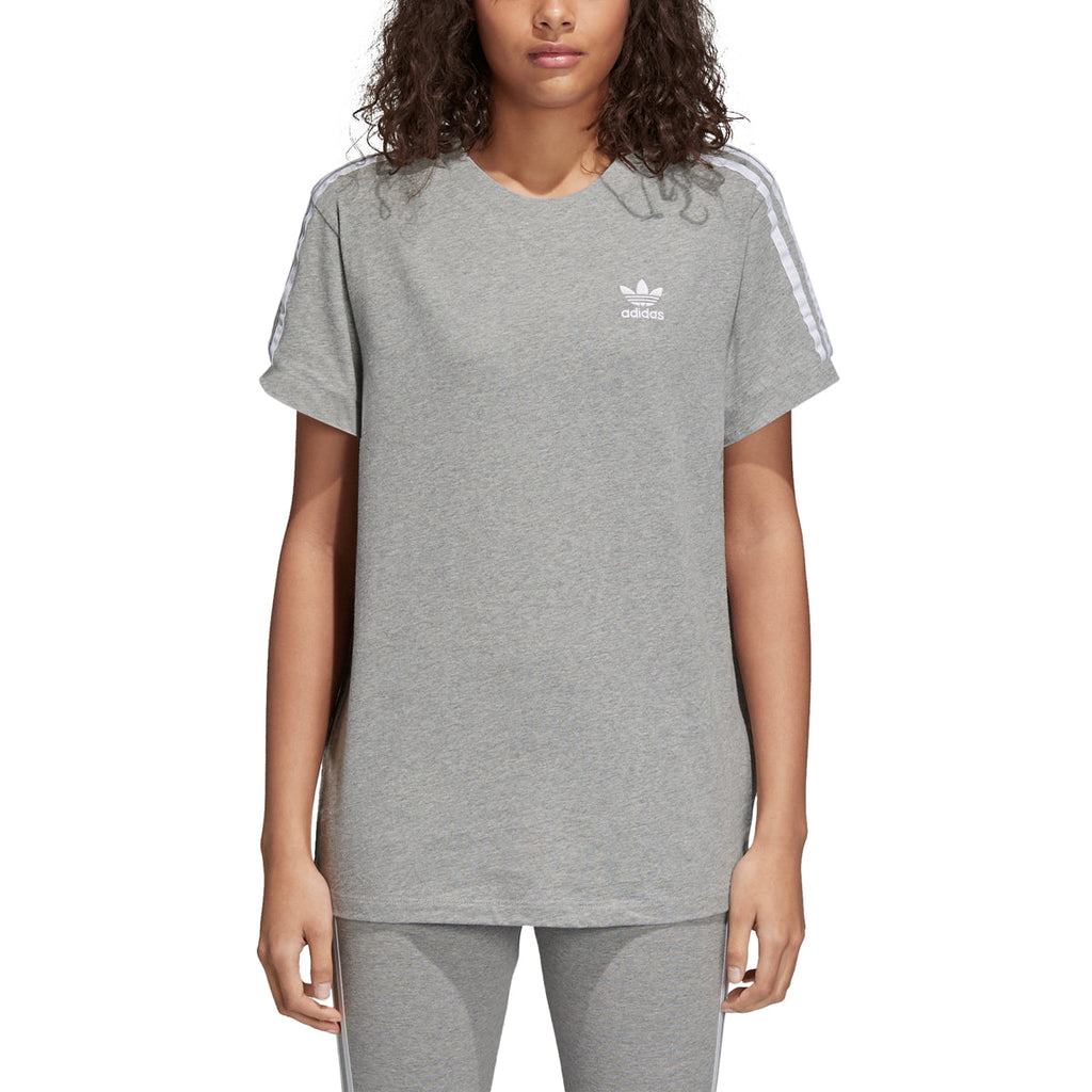 Adidas Originals 3-Stripes Women's Fashion Shirt Grey/White