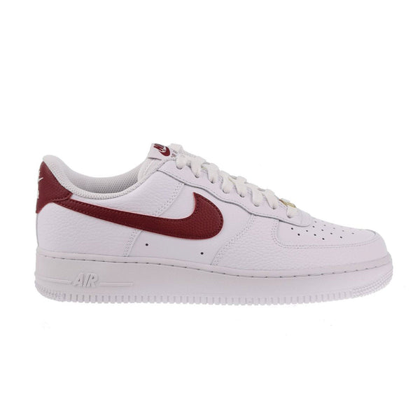 Nike Air Force 1 '07 Men's Shoes White-Team Red