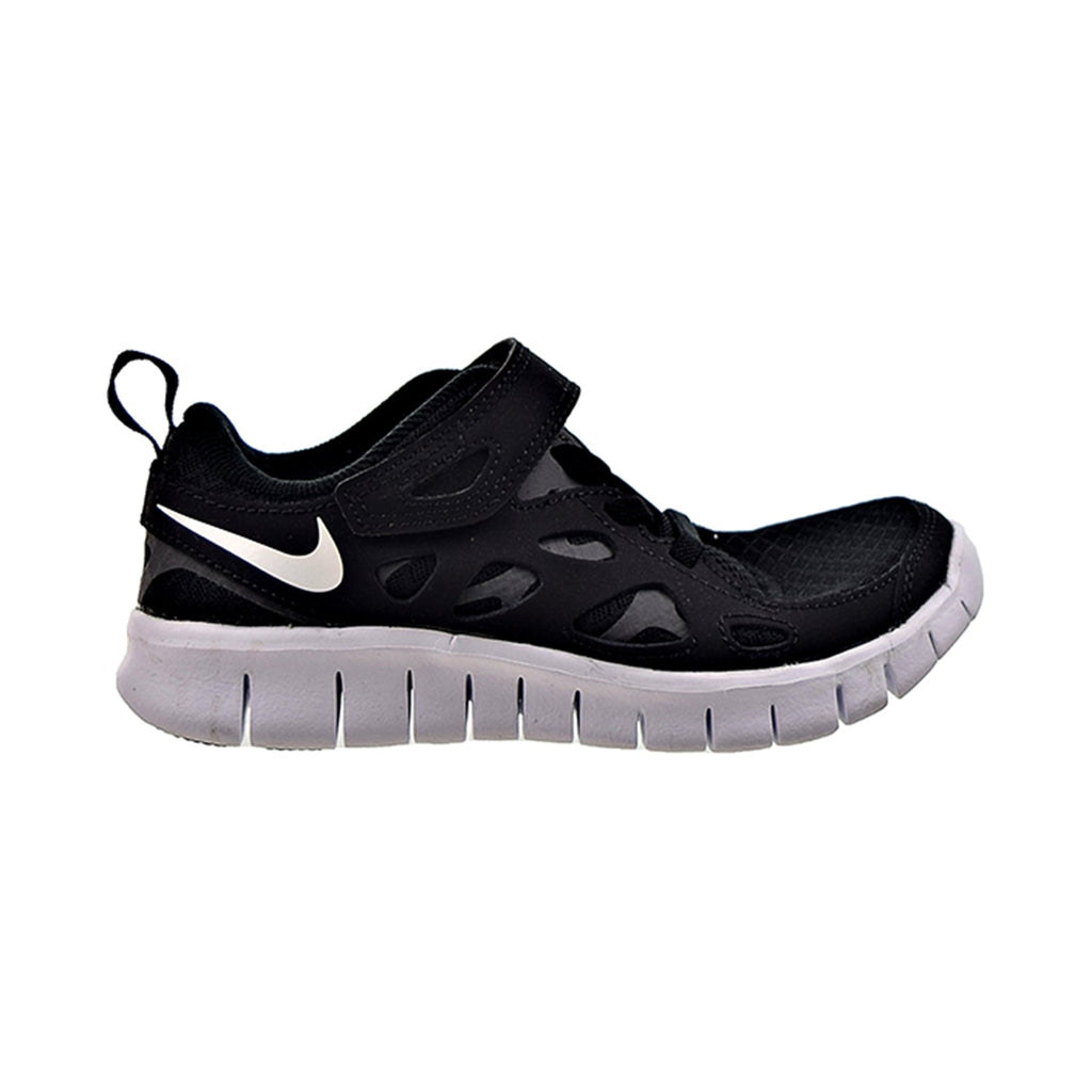 Nike Free Run 2 (PS) Little Kids' Shoes Black-Dark Grey-White