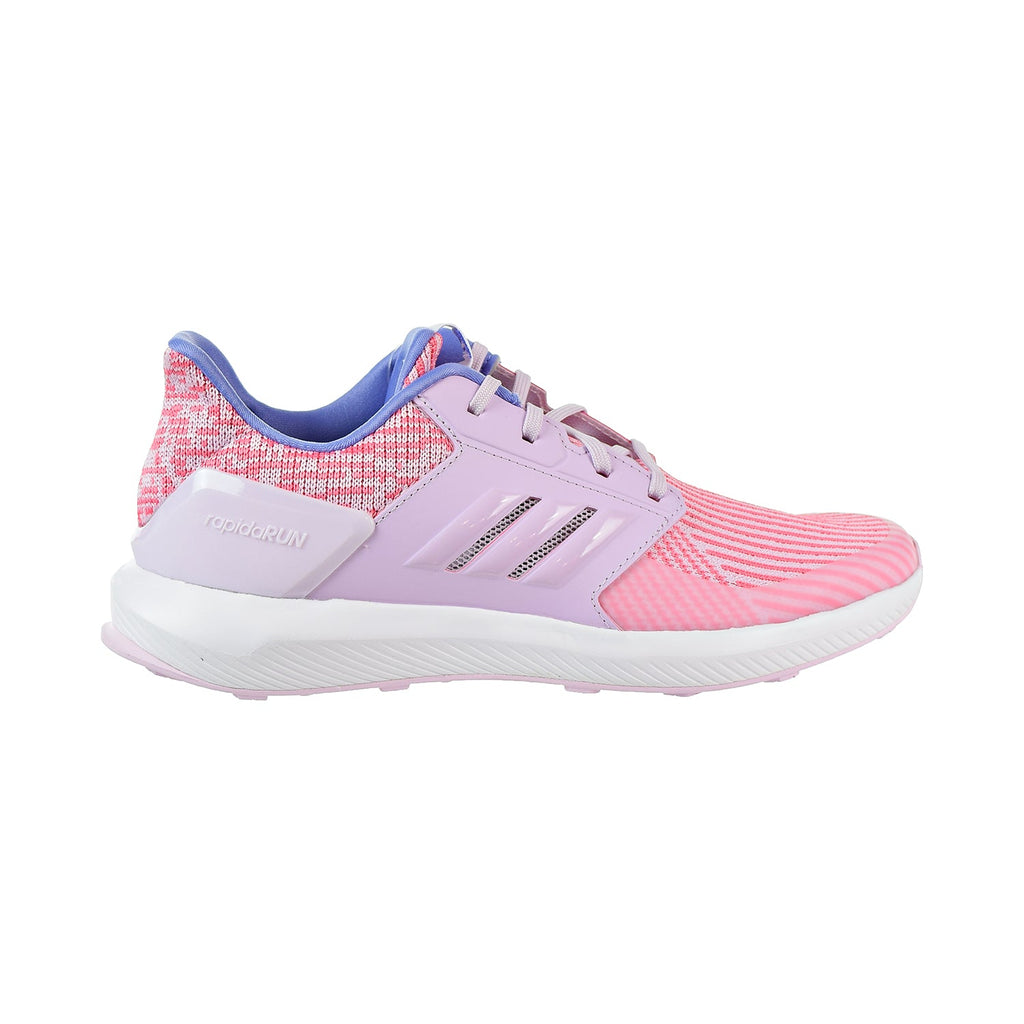 Adidas RapidaRun Knit Big Kids' Shoes Aero Pink/Aero Pink/White