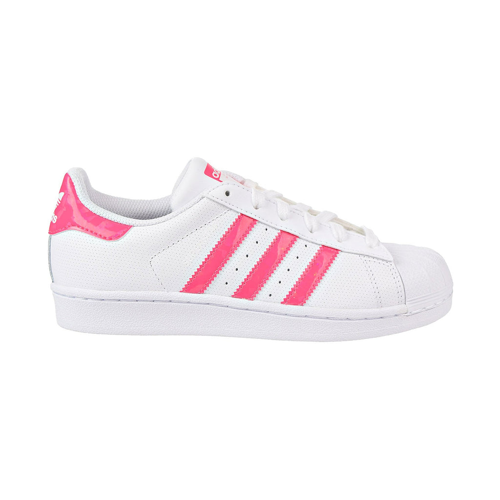 Adidas Superstar J Big Kids' Running Shoes Ft White/ReaPnk/FtWhite