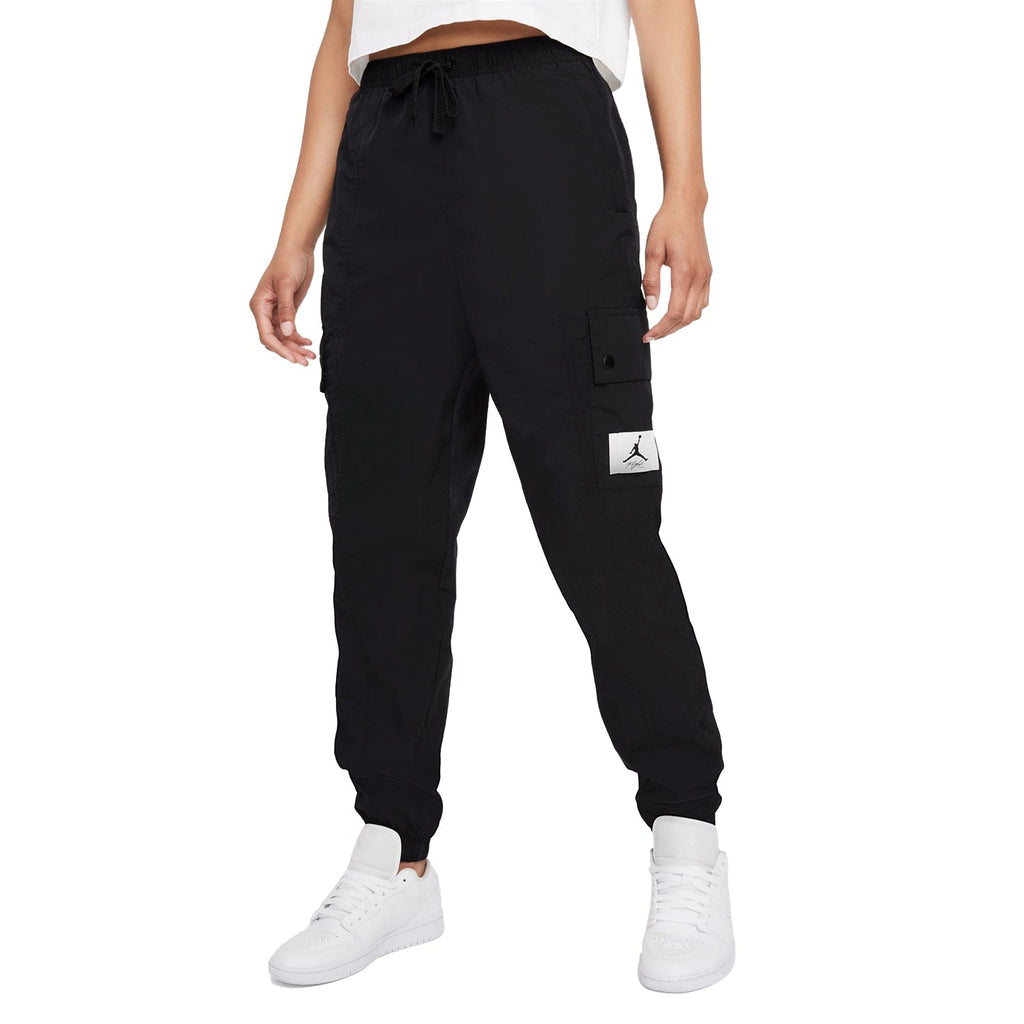 Nike Essentials Woven Active Women's Pants Black-White