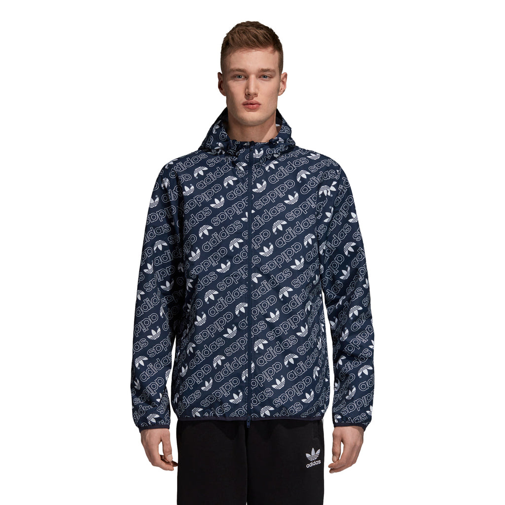 Adidas Men's Originals Monogram WB Jacket Collegiate Navy