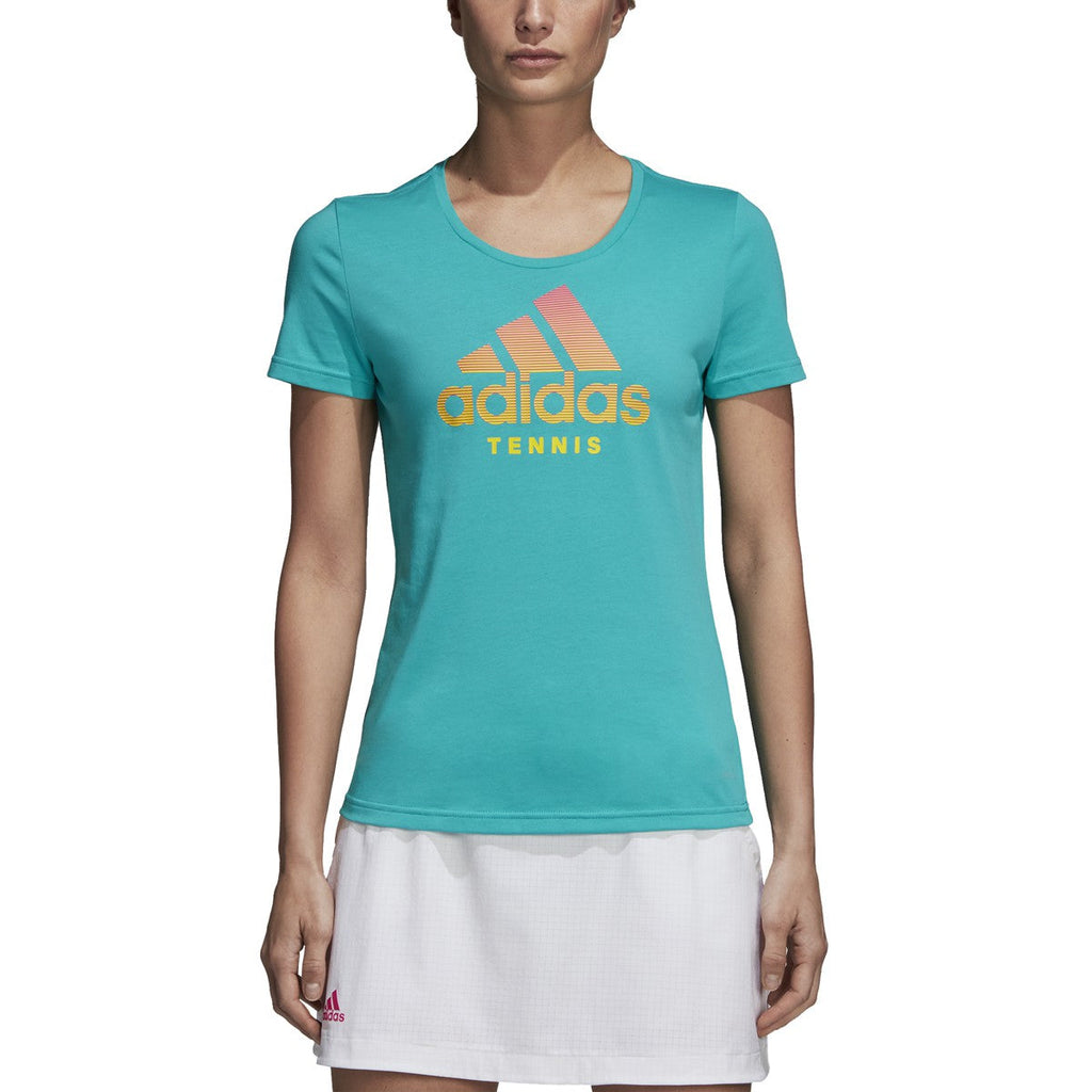 Adidas Women's Tennis Category Tee Hi-Res Aqua