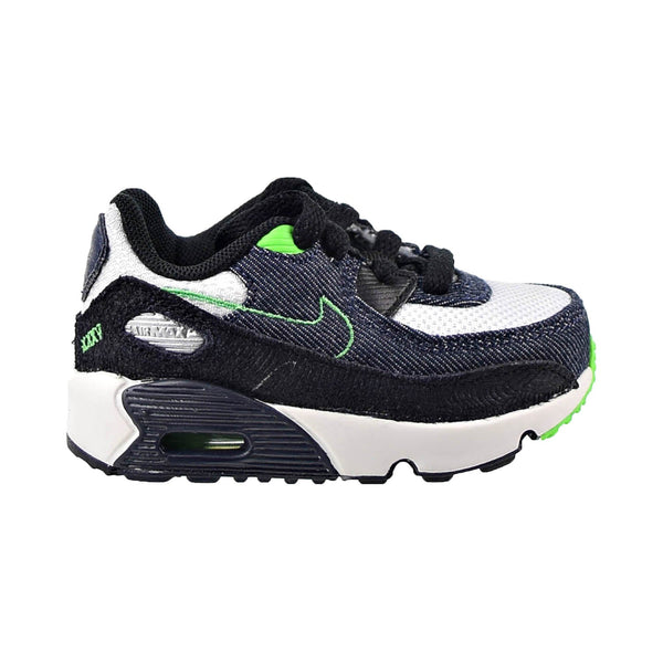 Nike Air Max 90 LTR SE (TD) Toddlers' Shoes Black-Scream Green-Summit White