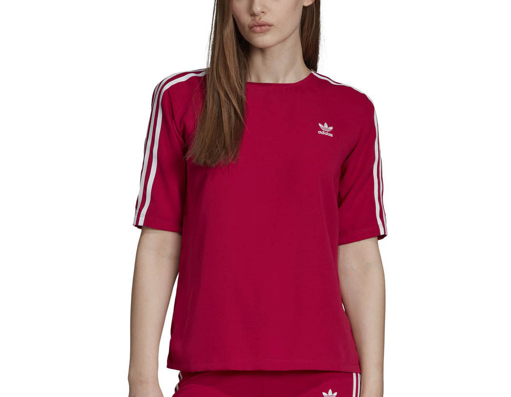 Adidas Women's Originals 3-Stripes T-shirt Pride Pink
