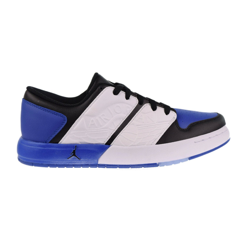Jordan Nu Retro 1 Low Men's Shoes Royal Blue-Black-White