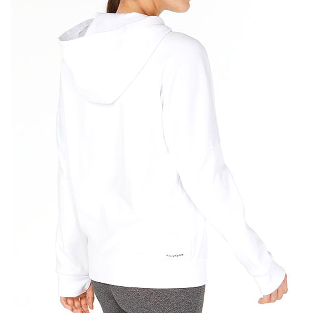Adidas Women's Originals Shine Logo Hoodie White