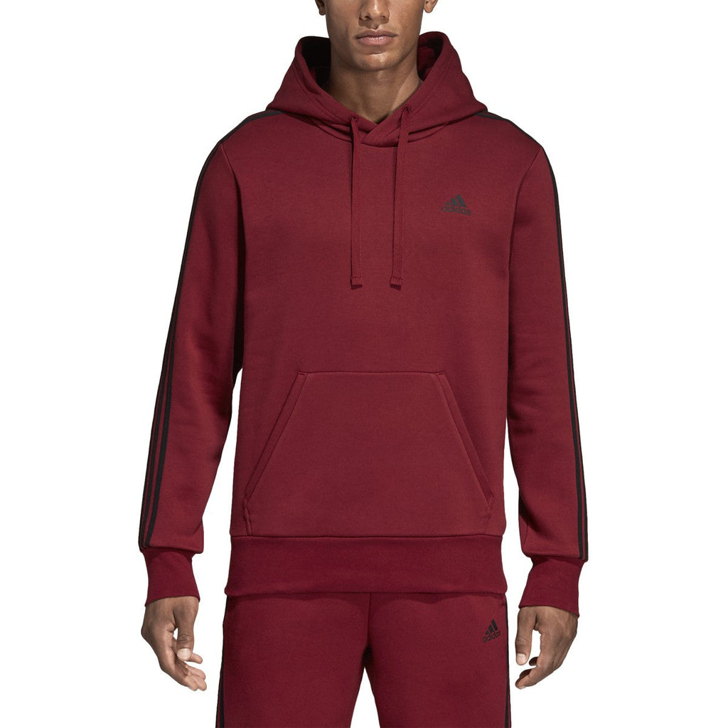 Adidas Essentials Men's Pullover Hoodie Noble Maroon/Black
