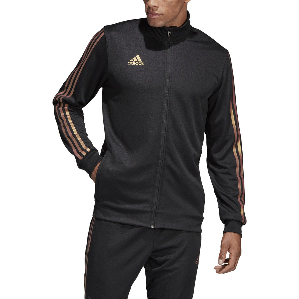 Adidas  Men's Soccer Tiro Track Jacket Black/Nude Pearl Essence