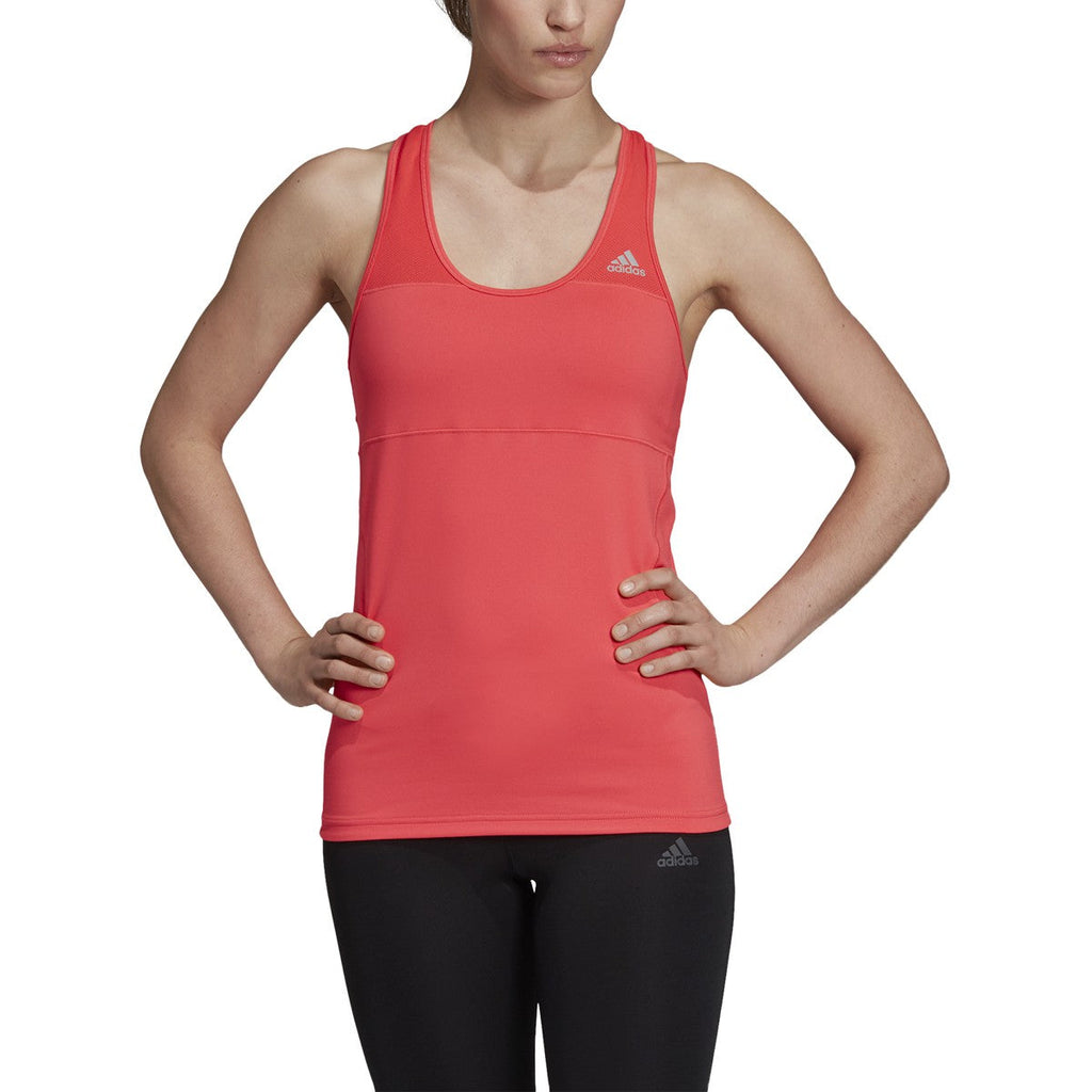 Adidas Climalite Cross Womens Tank Top Shock Red/Shock Red