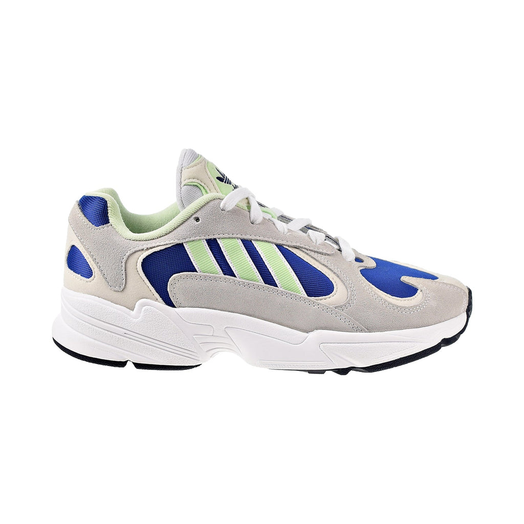 Adidas Yung-1 Men's Shoes Cloud White-Glow Green-Collegiate Royal