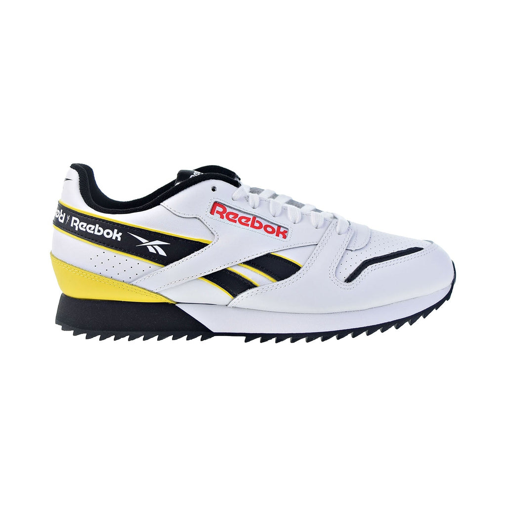 Reebok Classic Leather RippIe Men's Shoes White-Black-Primal Red