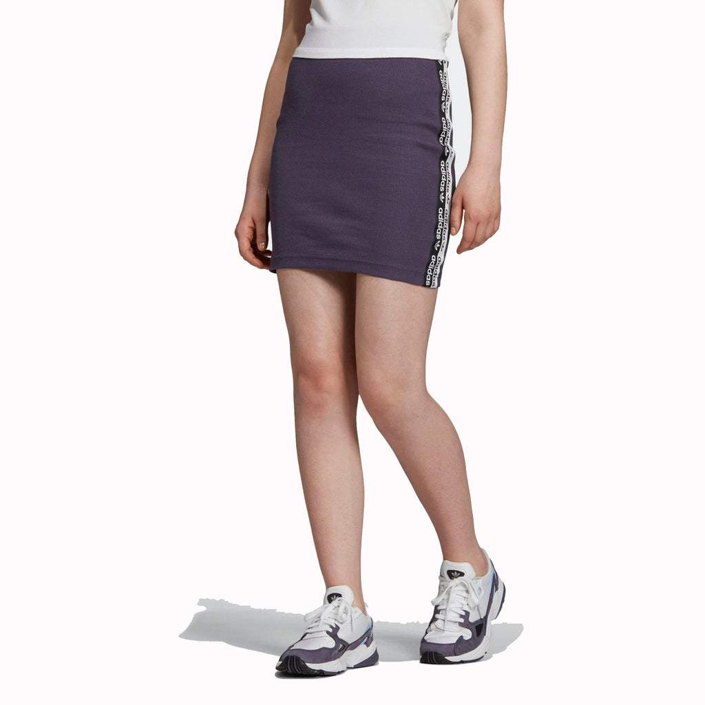 Adidas Originals Womens Tape Skirt Trace Purple