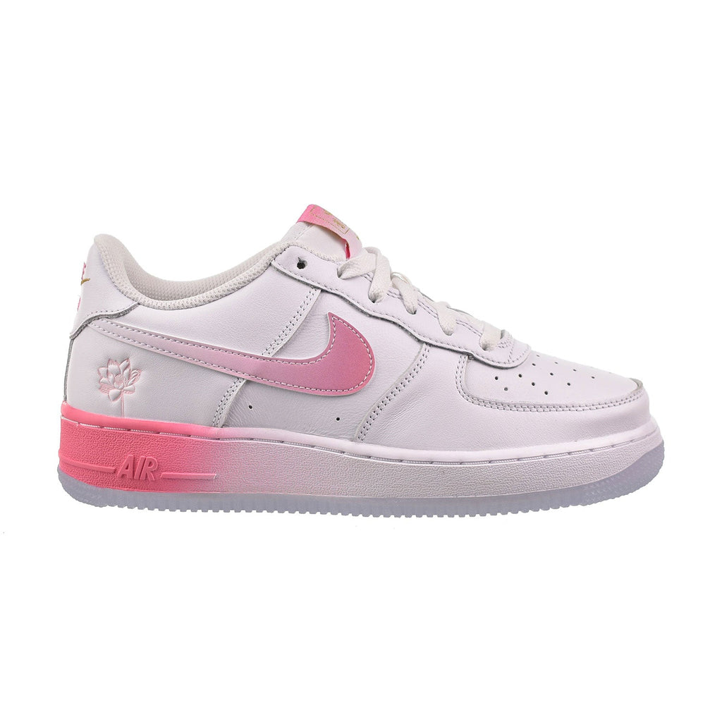 Nike Air Force 1 Low LV8 "San Francisco Pack" Big Kids' Shoes White-Lotus Pink
