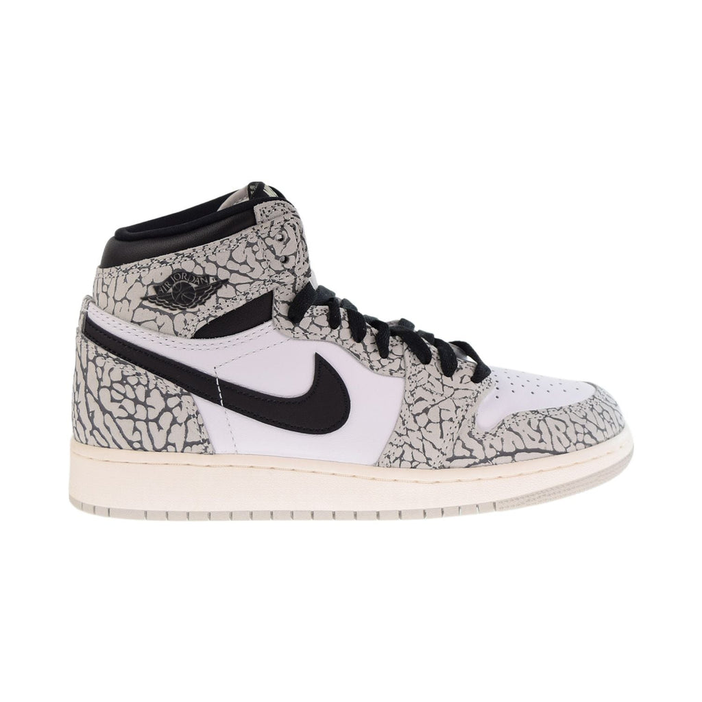Air Jordan 1 High (GS) "Cement" Big Kids' Shoes Tech Grey-Black-White
