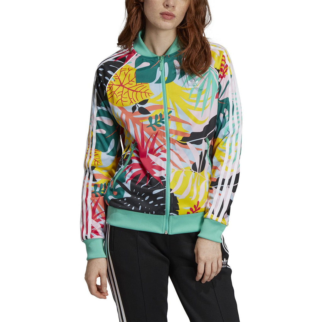 Adidas Tropicalage SST Graphic Womens Track Jacket Multicolor