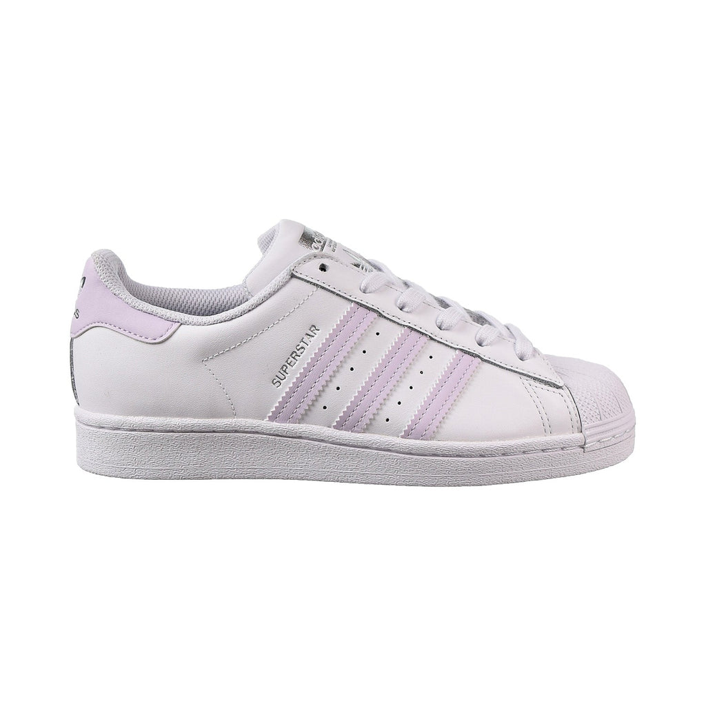 Adidas Superstar Women's Shoes Cloud White-Purple Tint-Silver Metallic