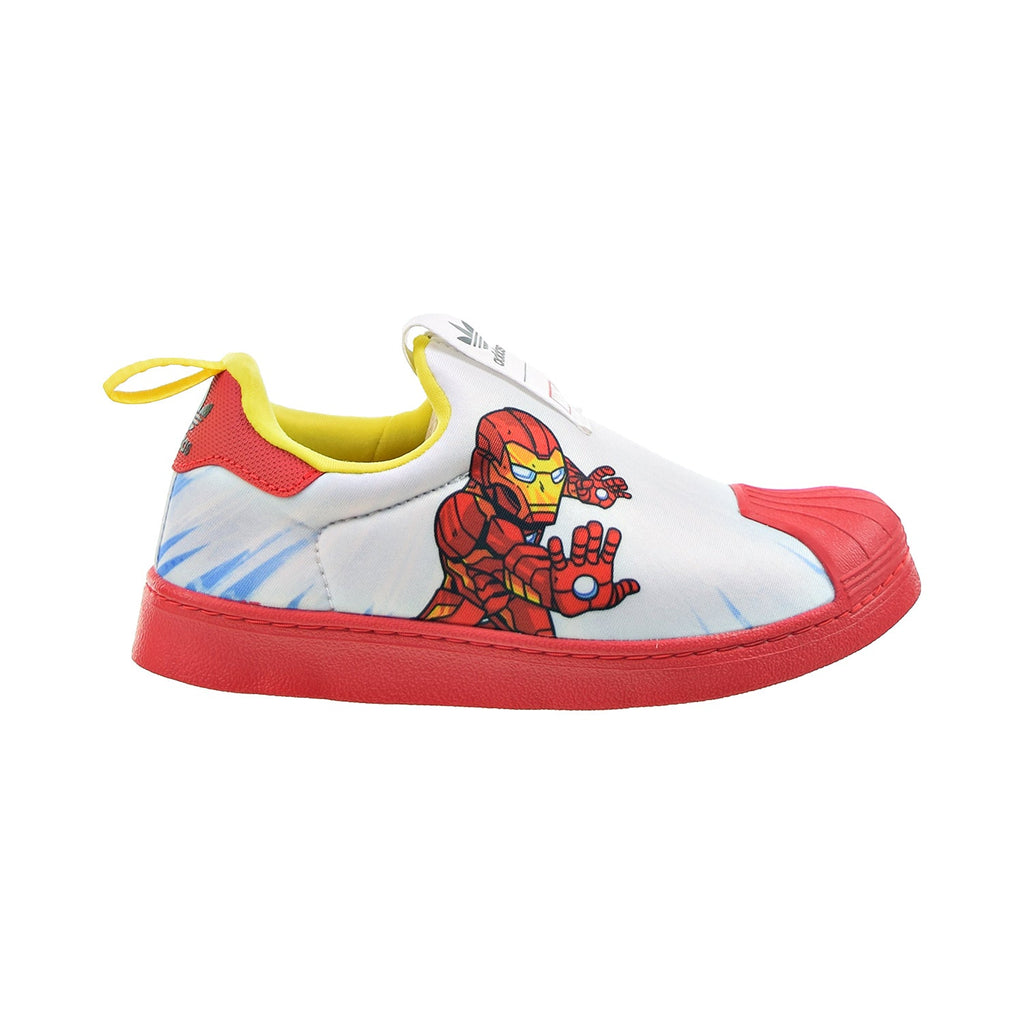 X Marvel Superstar 360 C "Iron Man" Little Shoes Cloud Wh – Sports Plaza NY