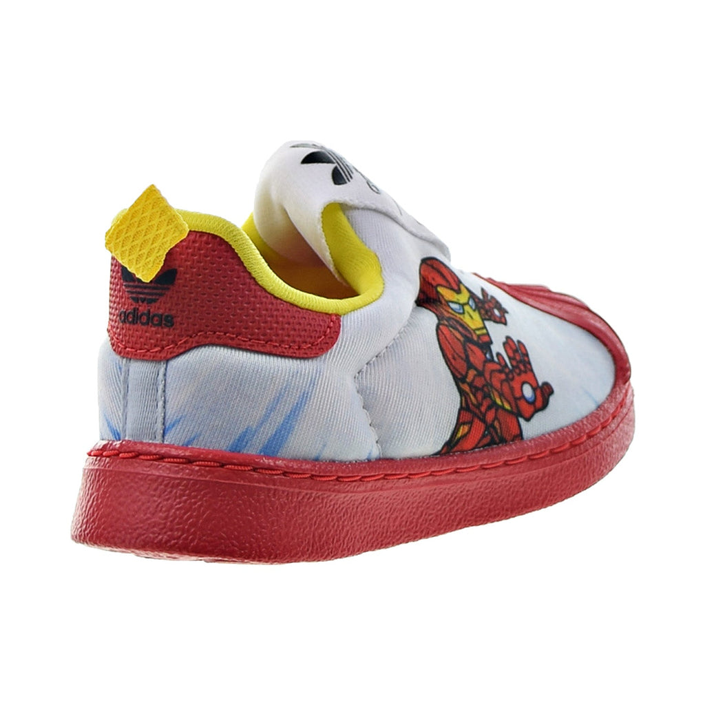 adidas Superstar 360 White/Red/Yellow Infant Boys' Shoes, Size: 5