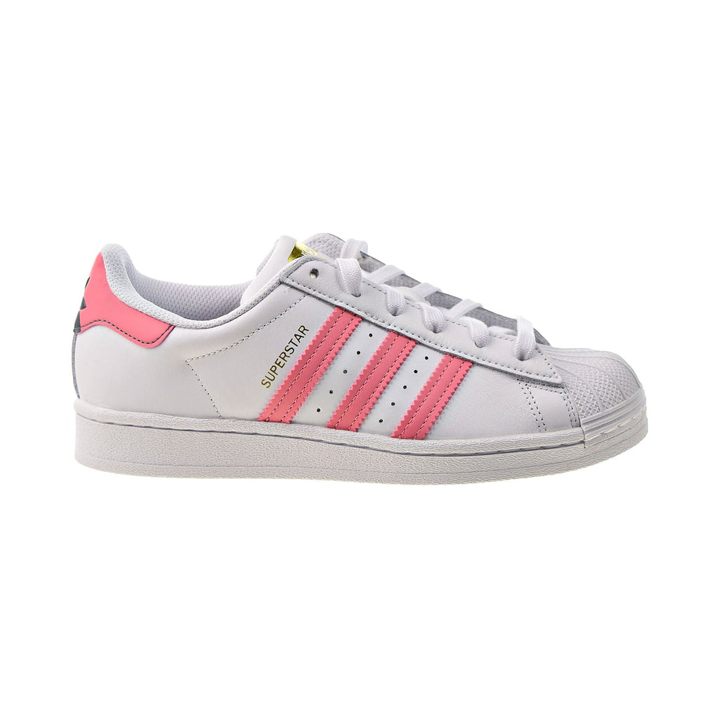 Adidas Superstar Women's Shoes White-Pink-Grey
