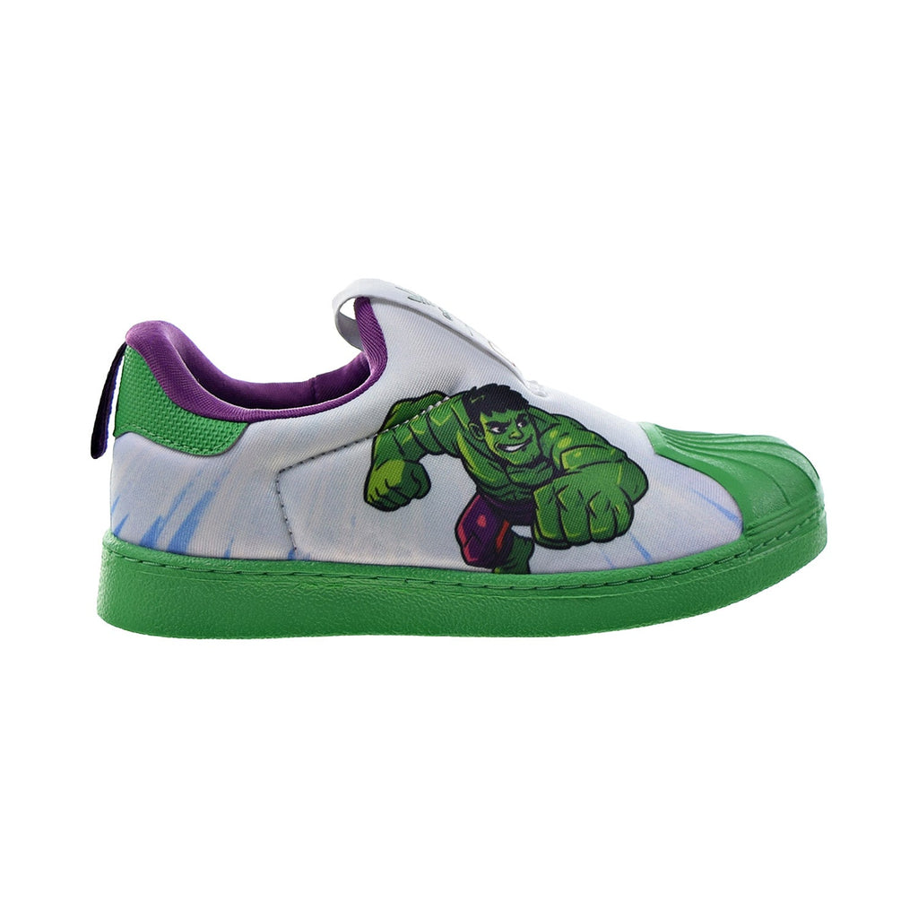 Adidas Superstar 360 I "Marvel Hulk" Slip-On Toddlers' Shoes White-Green