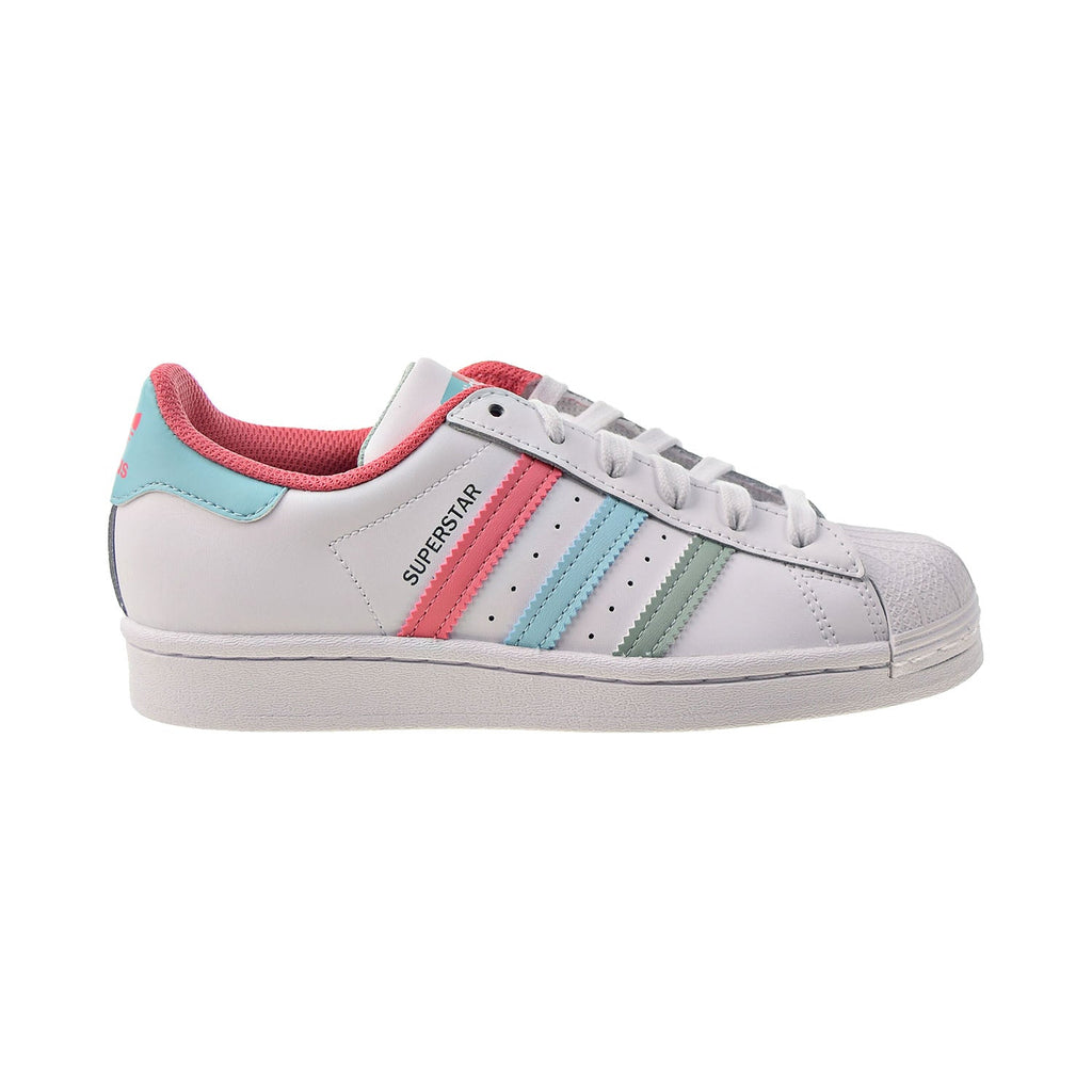 Adidas Superstar Big Kids' Shoes Cloud White-Hazy Rose-Hazy Sky Sports Plaza NY Adidas Superstar Big Kids' Shoes Cloud White-Hazy Rose-Hazy Sky Sports Plaza NY