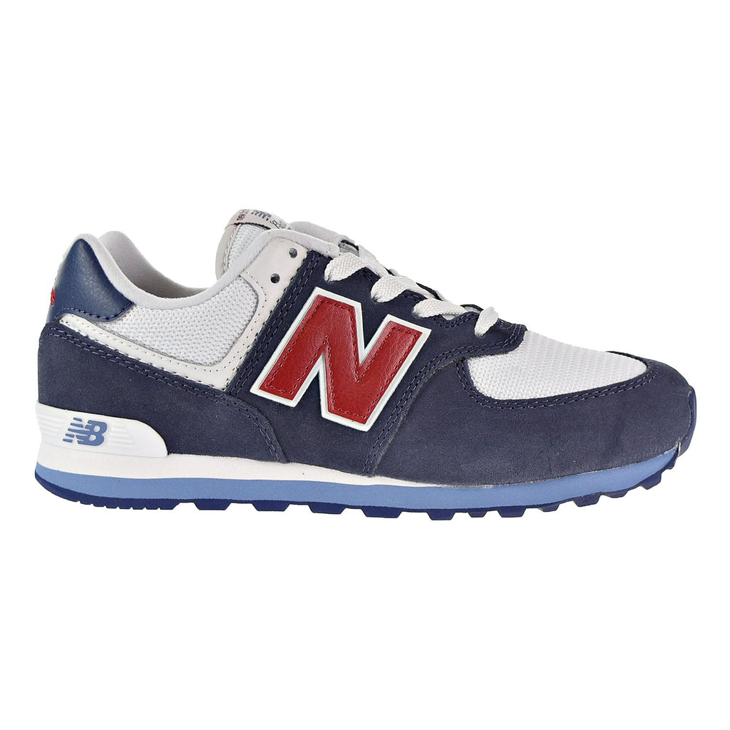 New Balance 574 Core Plus Big Kid's Shoes Red/Blue/White