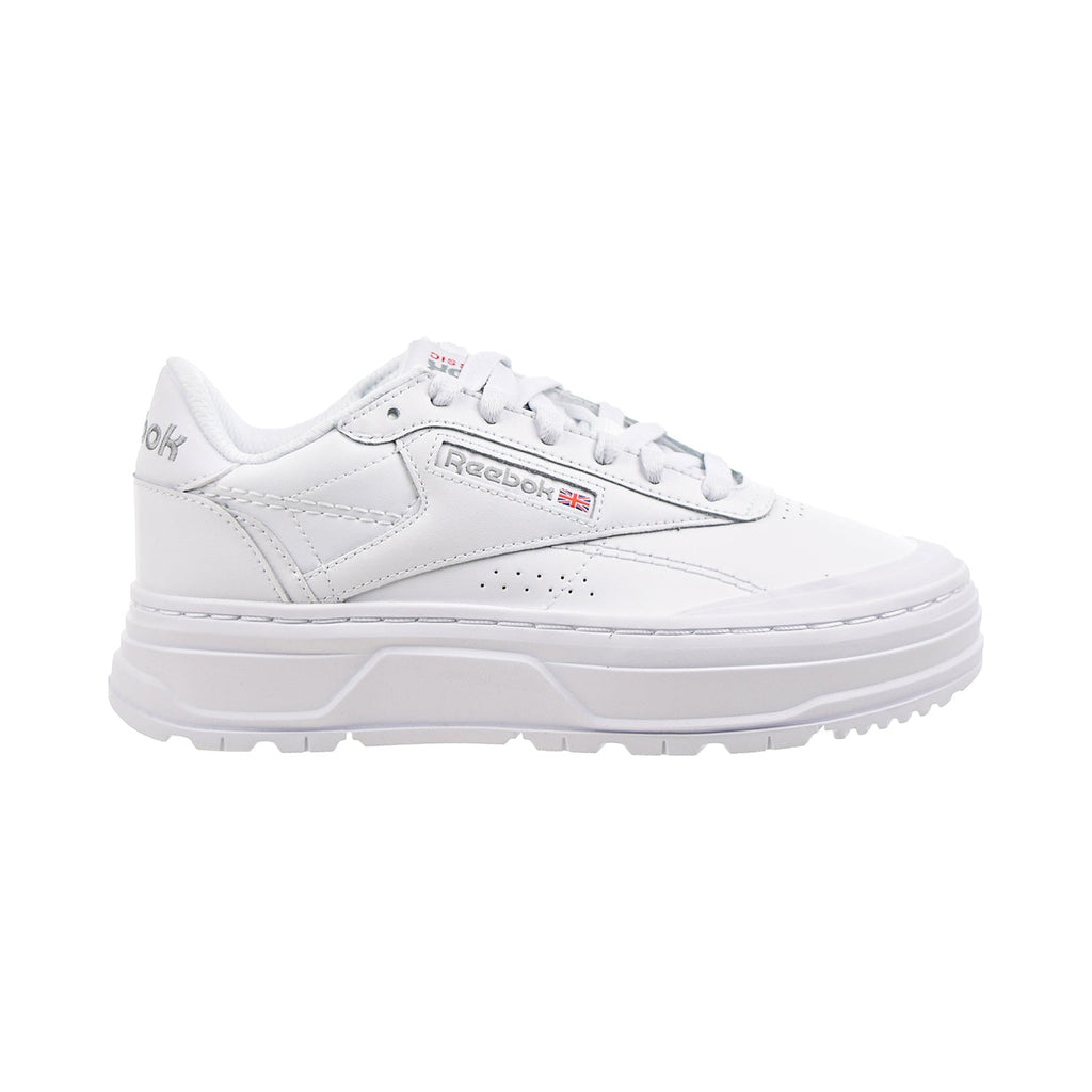 Reebok Club C Double GEO Women's Shoes Footwear White-Pure Grey 4