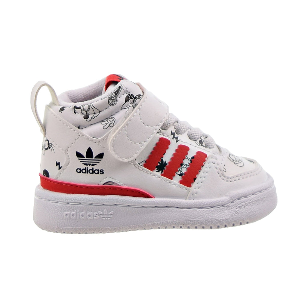 Adidas Disney Forum Mid 360 Toddler's Shoes Cloud White-Vivid Red