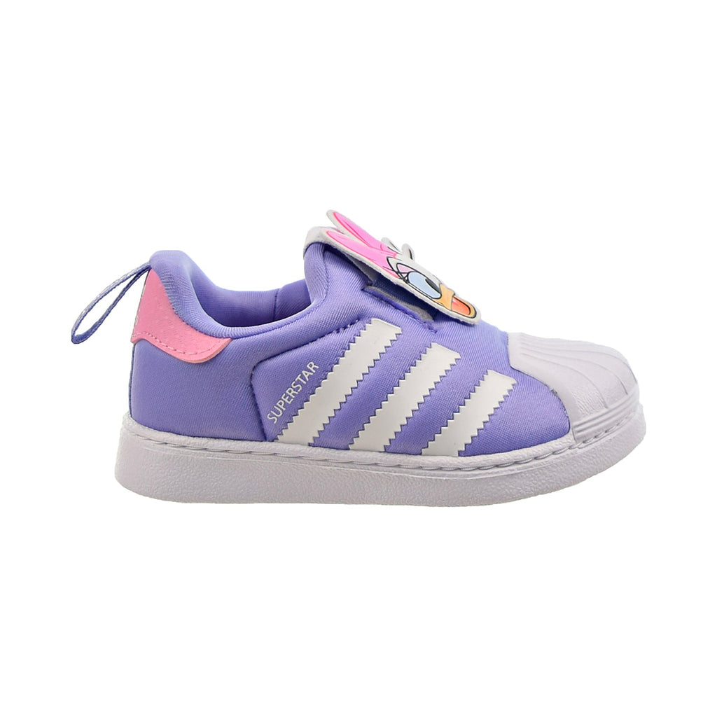 Adidas Disney Superstar 360 "Daisy Duck" Toddler's Shoes Cloud White-Purple