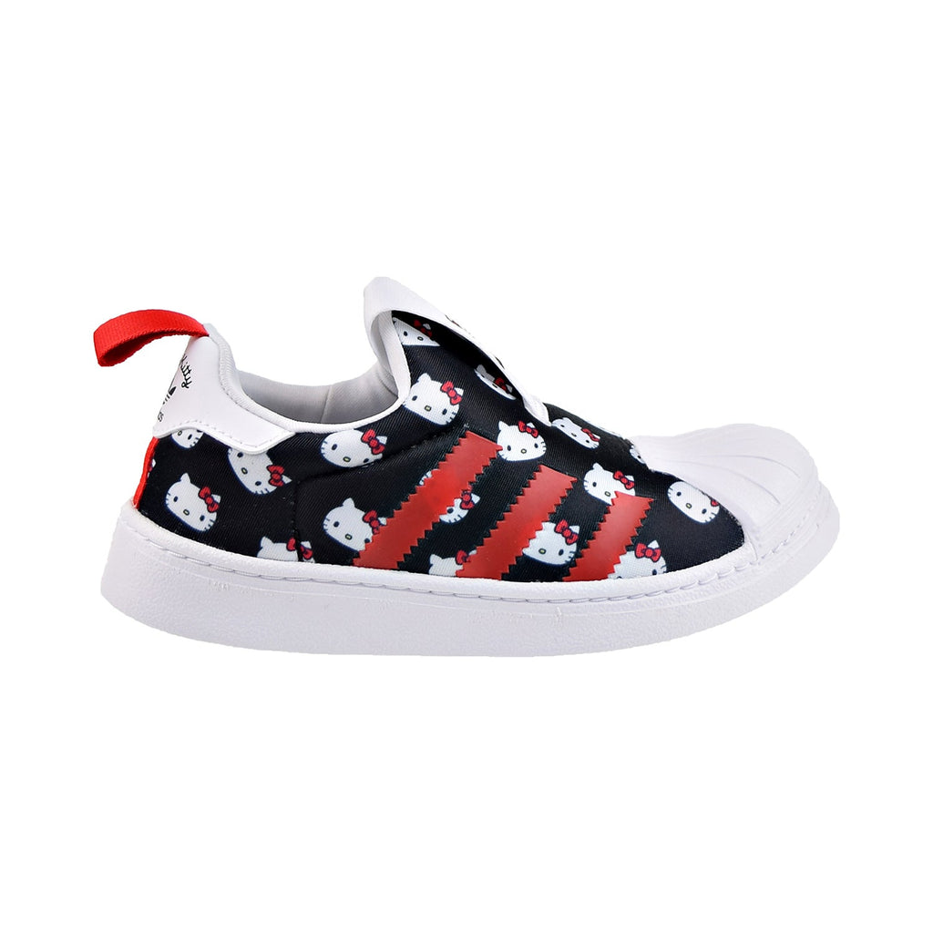 Adidas Hello Kitty Superstar 360 Little Kids' Shoes Cloud White-Core Black-Red