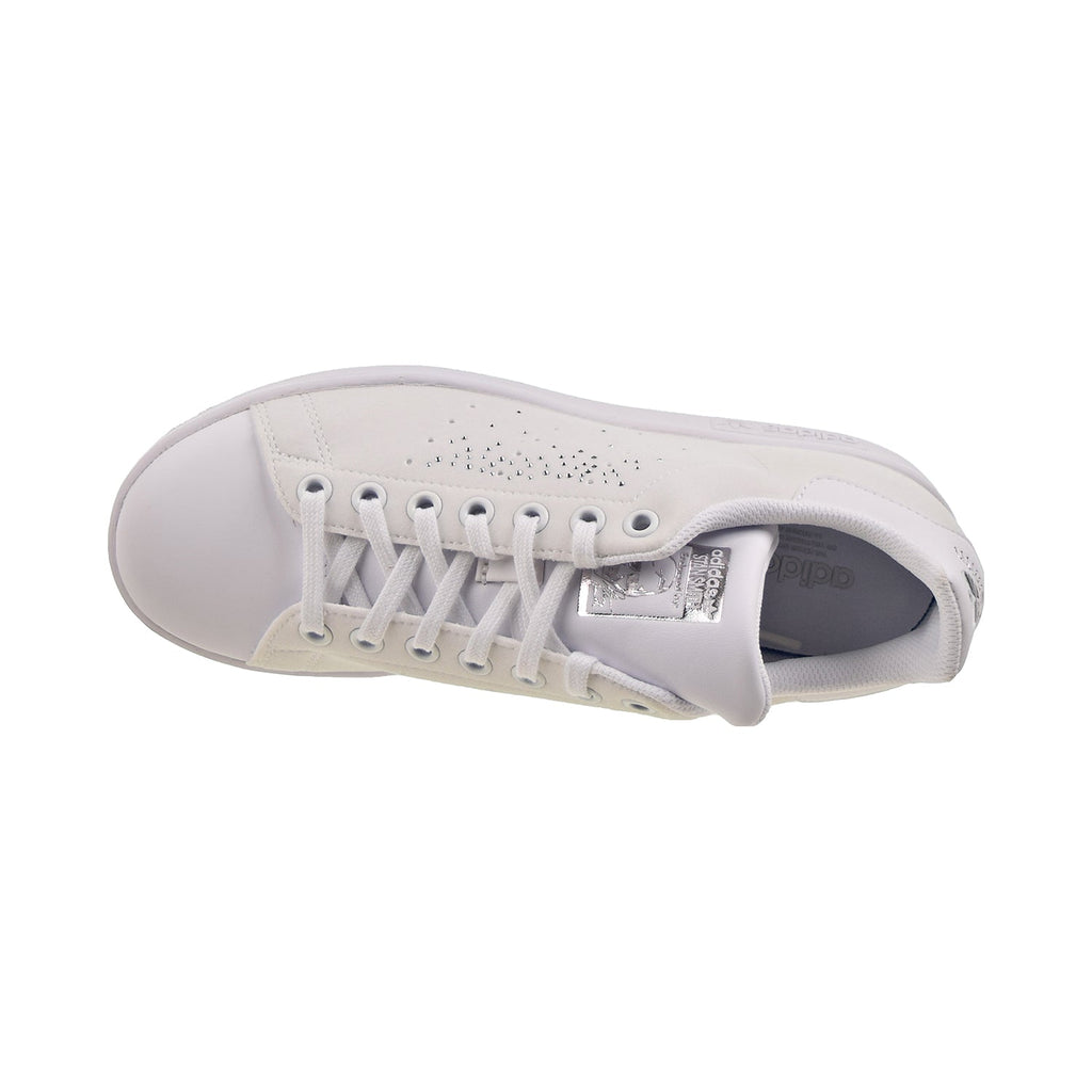 Adidas Stan Cloud White-Silver Big Shoes Kids\' Smith Plaza – NY Sports Metallic