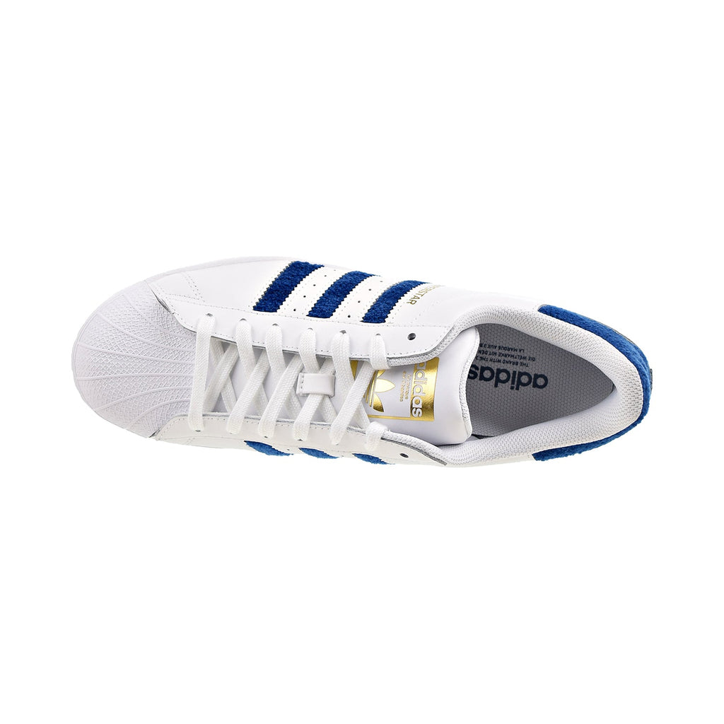 Men's adidas Superstar Shoes White Blue H00189
