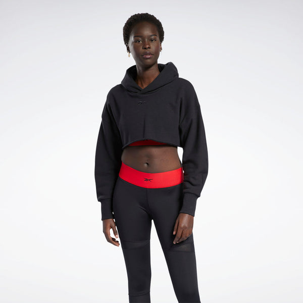 Reebok Cardi B Crop Women's Sweatshirt Black