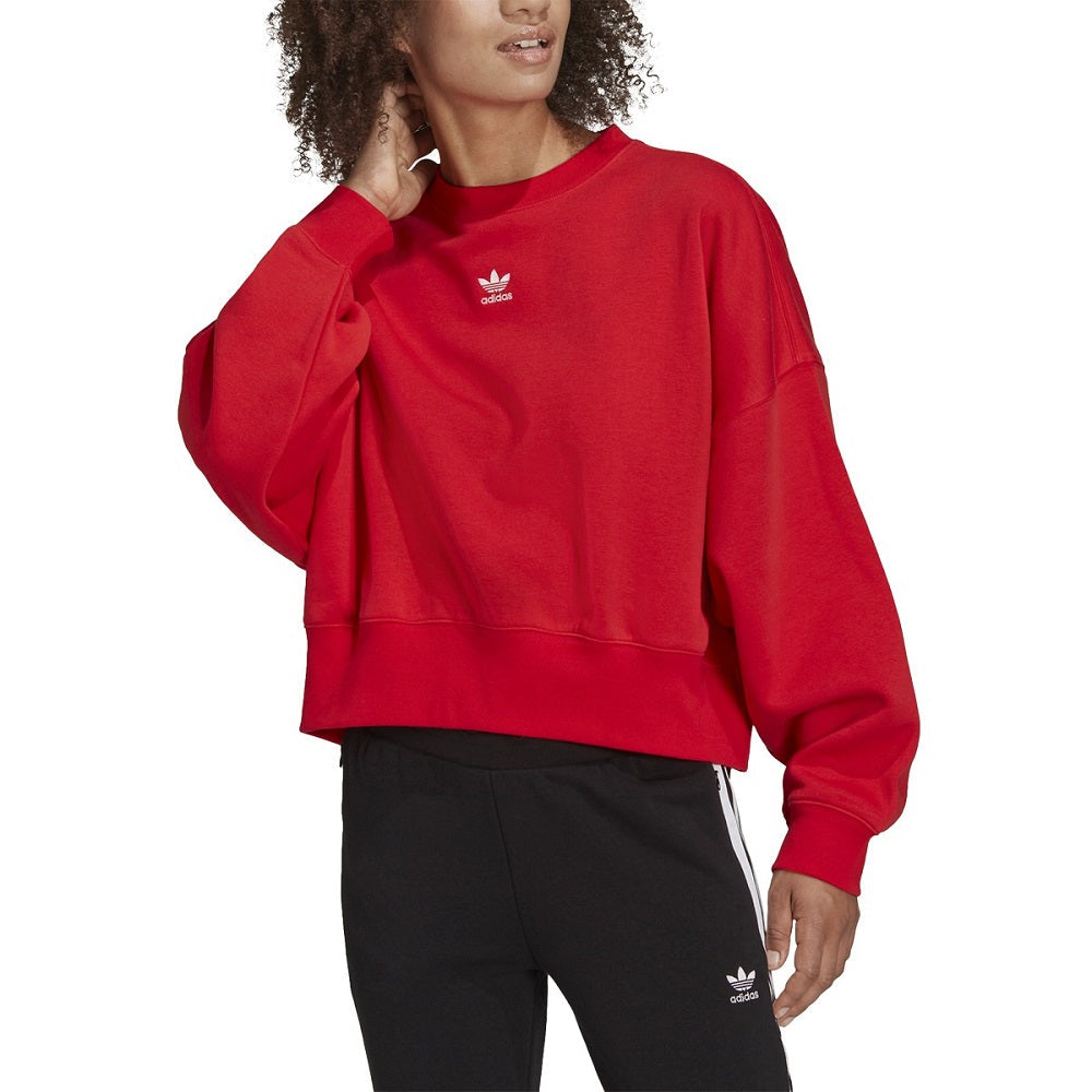 Adidas Adicolor Essentials Fleece Women's Sweatshirt Vivid Red
