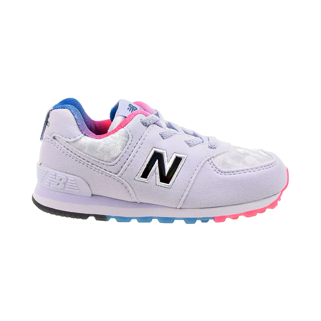 New Balance 574 Toddlers Shoes Silent Grey-White