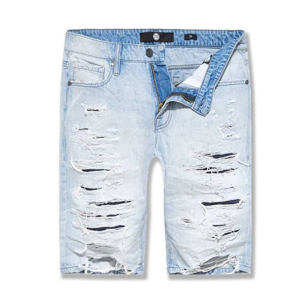 Jordan Craig Men's Ironbound Denim Shorts Ice Blue