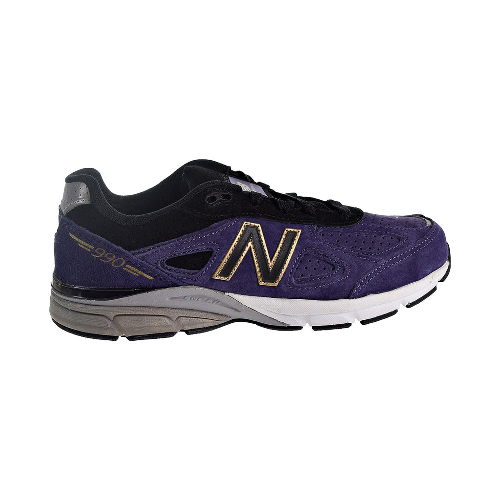 New Balance 990v4 Big Kids' Shoes Dark Purple