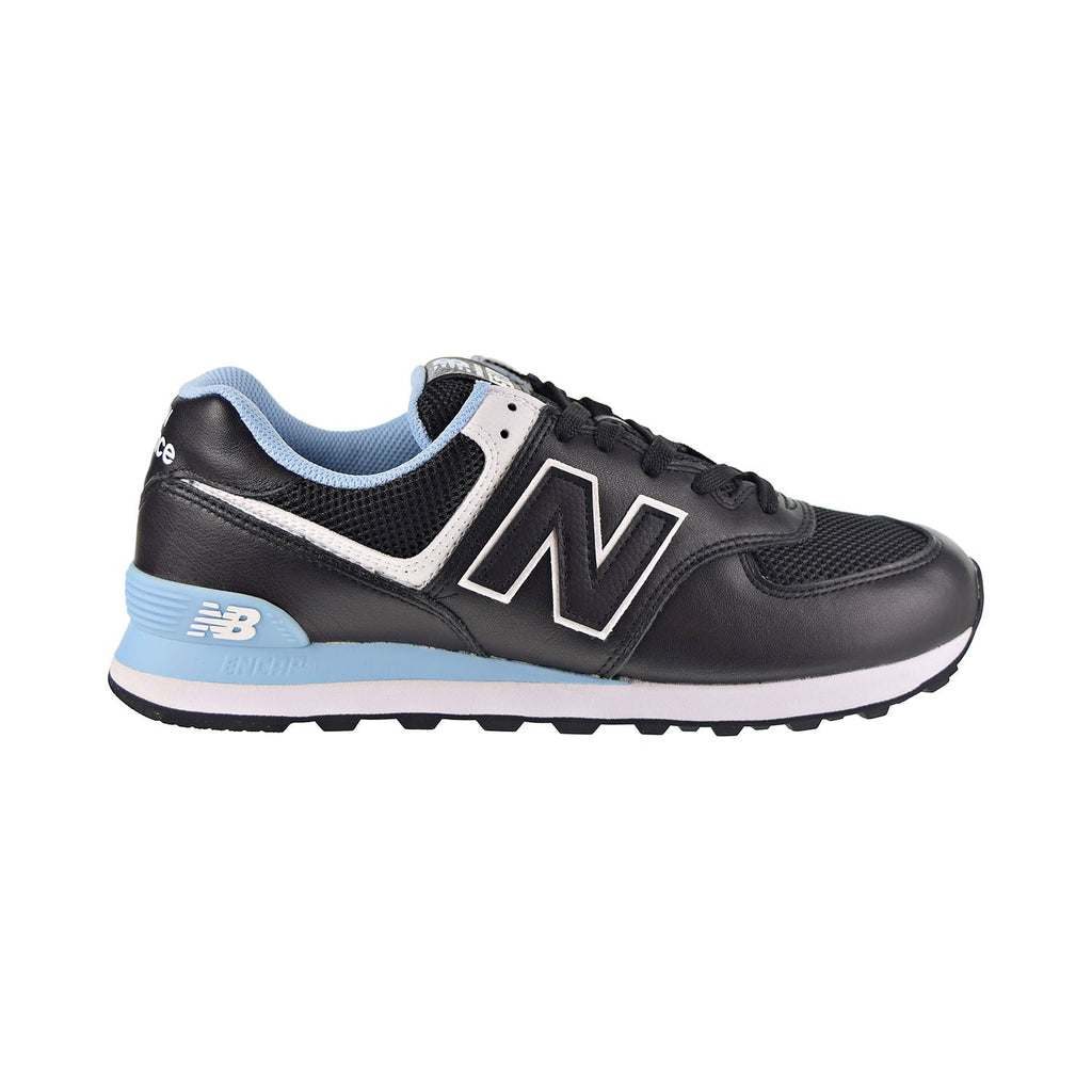 New Balance 574 Men's Shoes Black-White-Blue