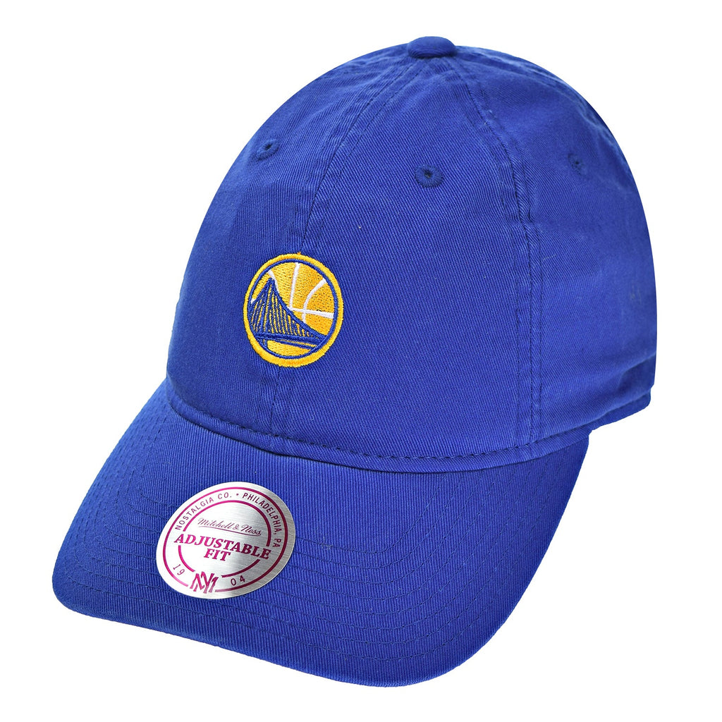 Mitchell & Ness Golden State Warriors Team Prim Color Men's Strapback Hat Blue