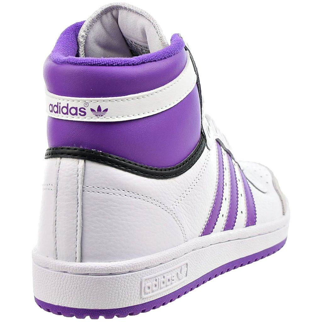 Adidas Top Ten Hi Men's Shoes White-Purple – Sports Plaza NY