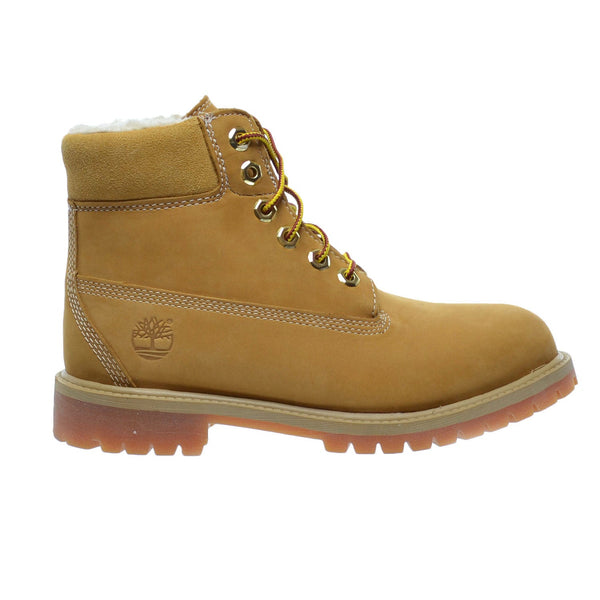 Timberland Big Kids 6 Inch Classic Waterproof Shearling Boots Wheat