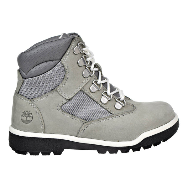 Timberland 6 Inch Little Kids Field Boots Grey Nubuck